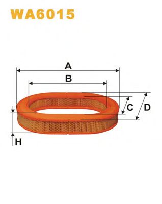 WIX FILTERS wa6015 -  Воздушный фильтр